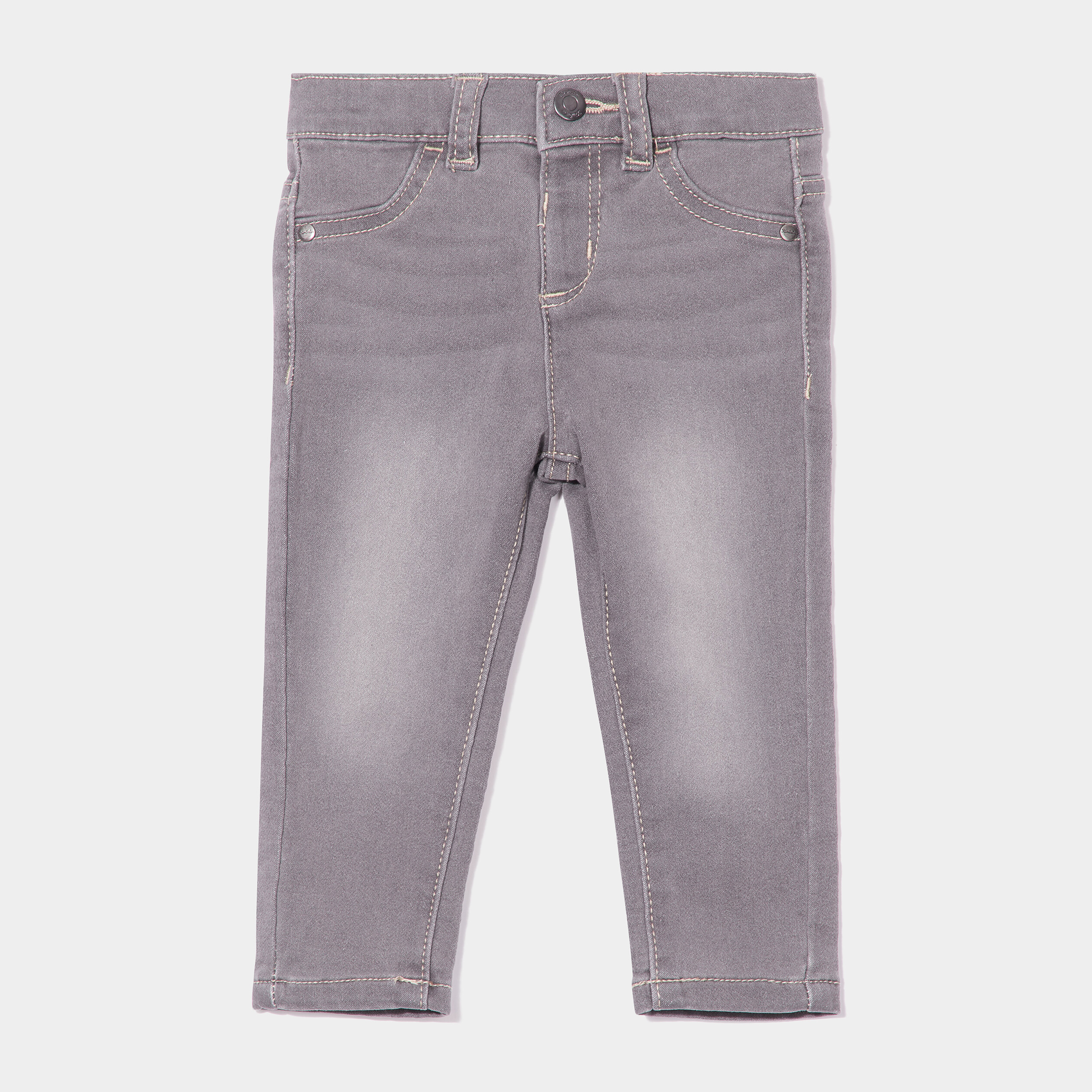 Jeans slim stretch gris bébé garçon | La Halle