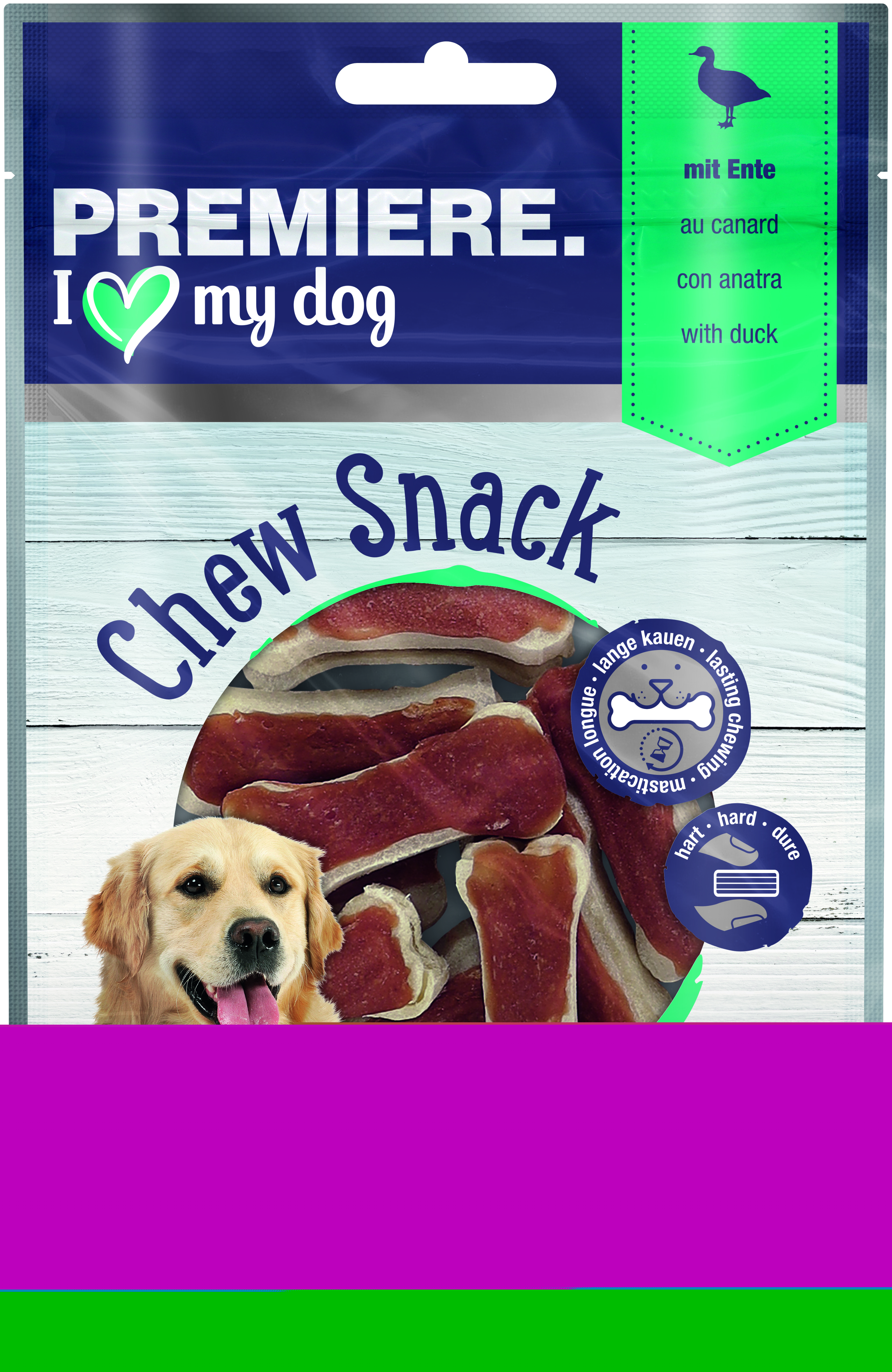 PREMIERE Snacks PREMIERE Kauknochen mit Ente 12 Stück, 120 g