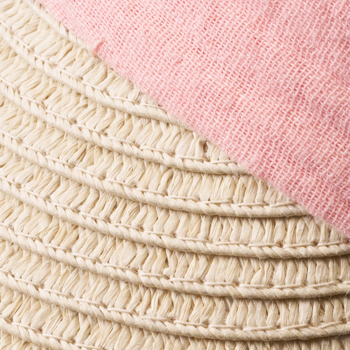 Hut mit Musselin, rosa, Gr. 54/55, 1 St
