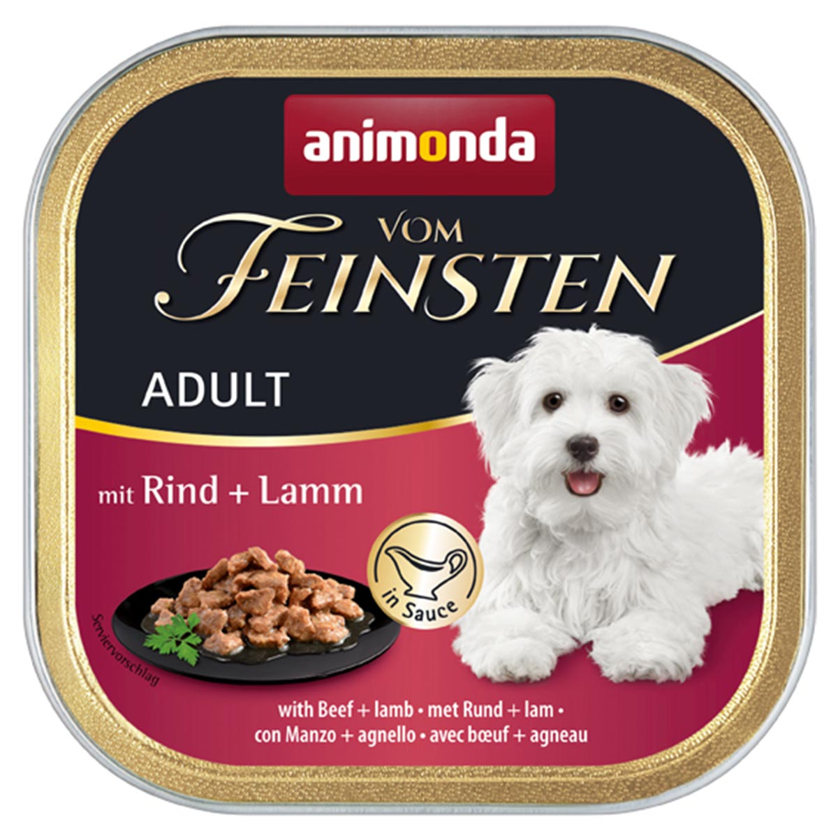 animonda vom Feinsten Adult Rind & Lamm in Sauce bei ZooRoyal