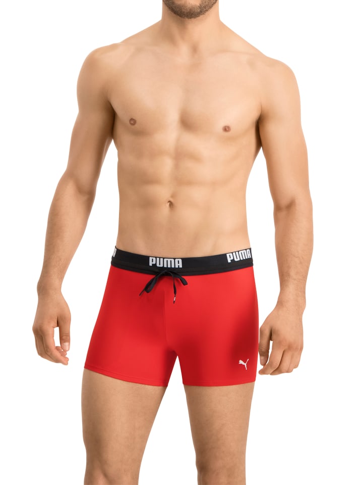 Puma Badehose PUMA SWIM MEN LOGO TRUNK in Red günstig kaufen