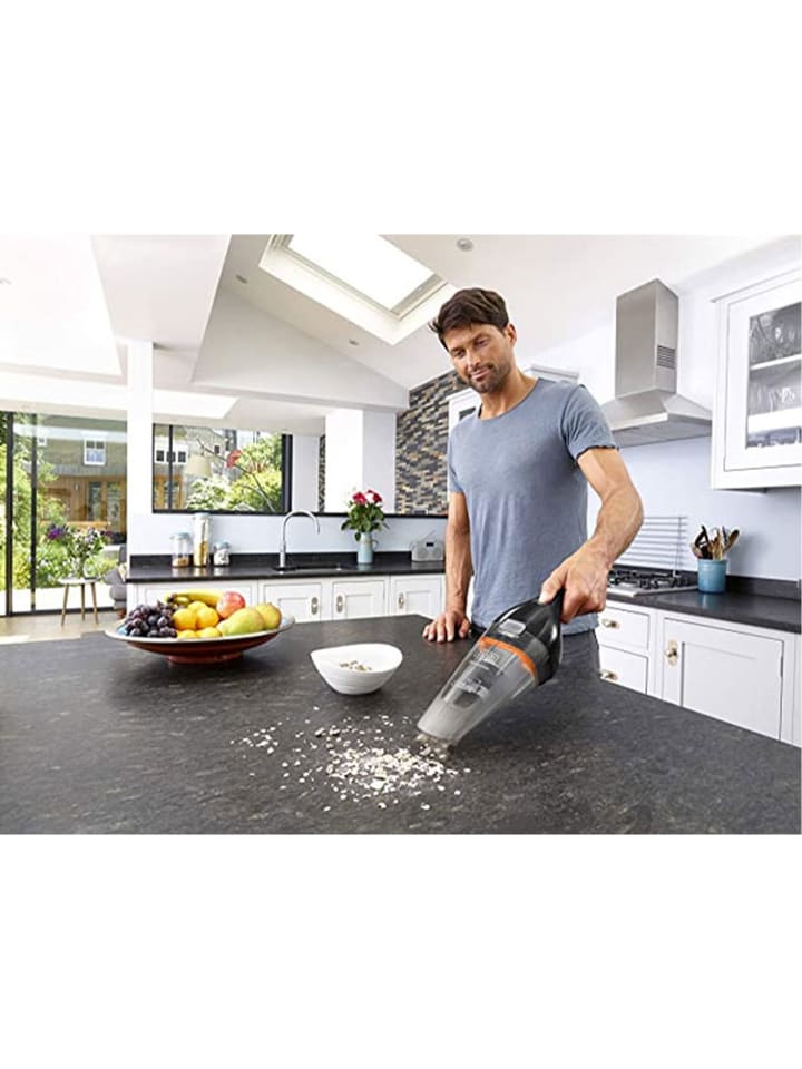 Black&Decker NVC115BJL Akku-Handstaubsauger 325 ml in Schwarz günstig kaufen onesize