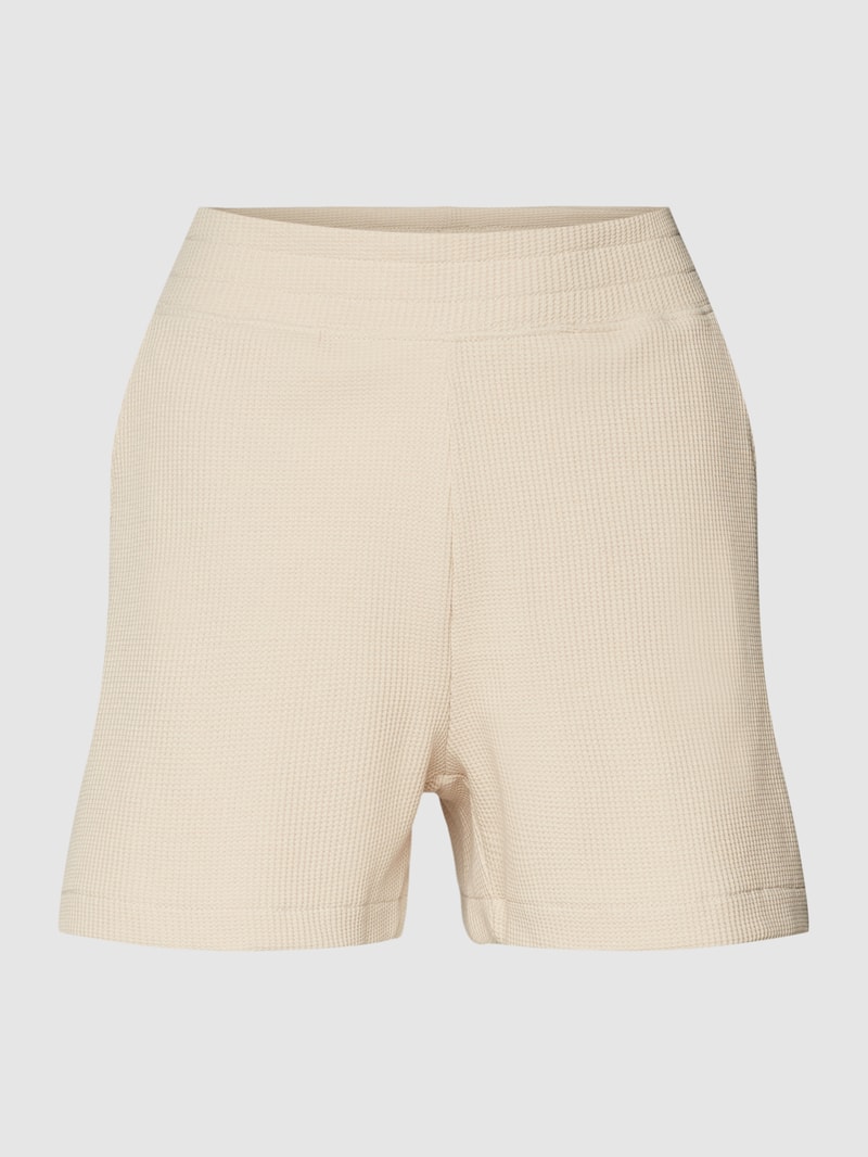 Sweatshorts mit Strukturmuster in sand