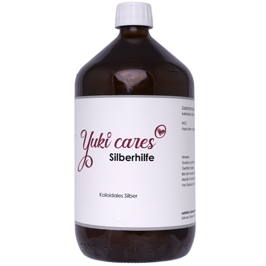 Yuki Cares Fellpflege Yuki Cares Silberhilfe kolloidales Silber 1 l