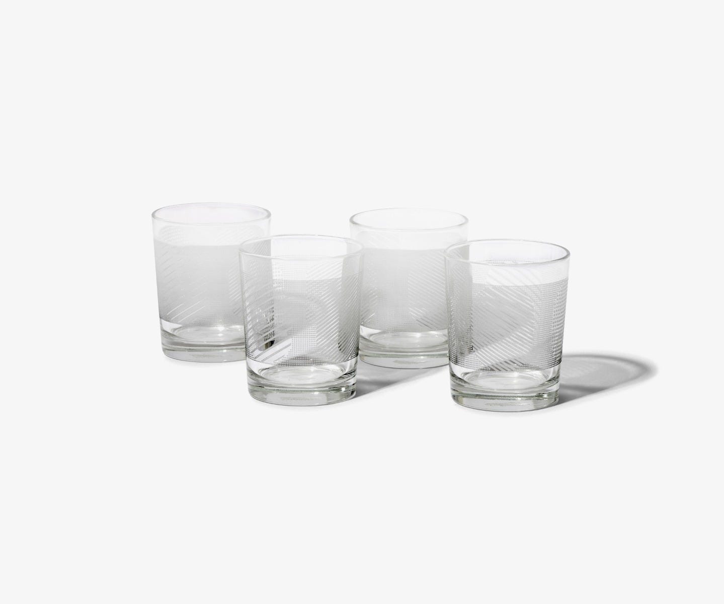 Gobelets set de 4 - Lignes et points