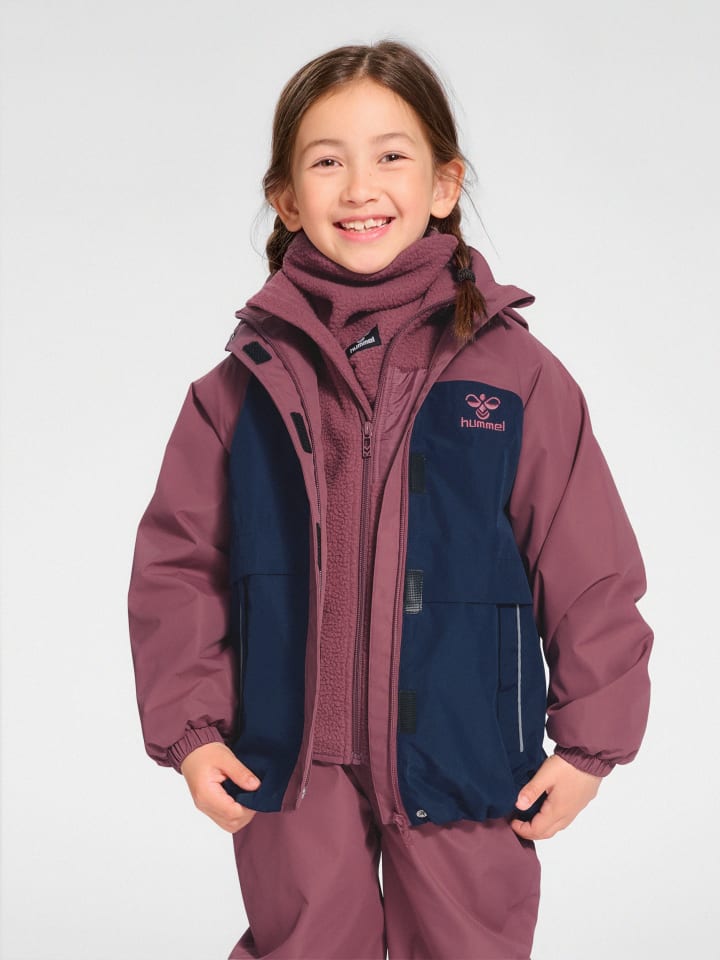 Hummel Hummel Reißverschluss Rain Mantel Hmlmonsun Mädchen in ROSE BROWN günstig kaufen