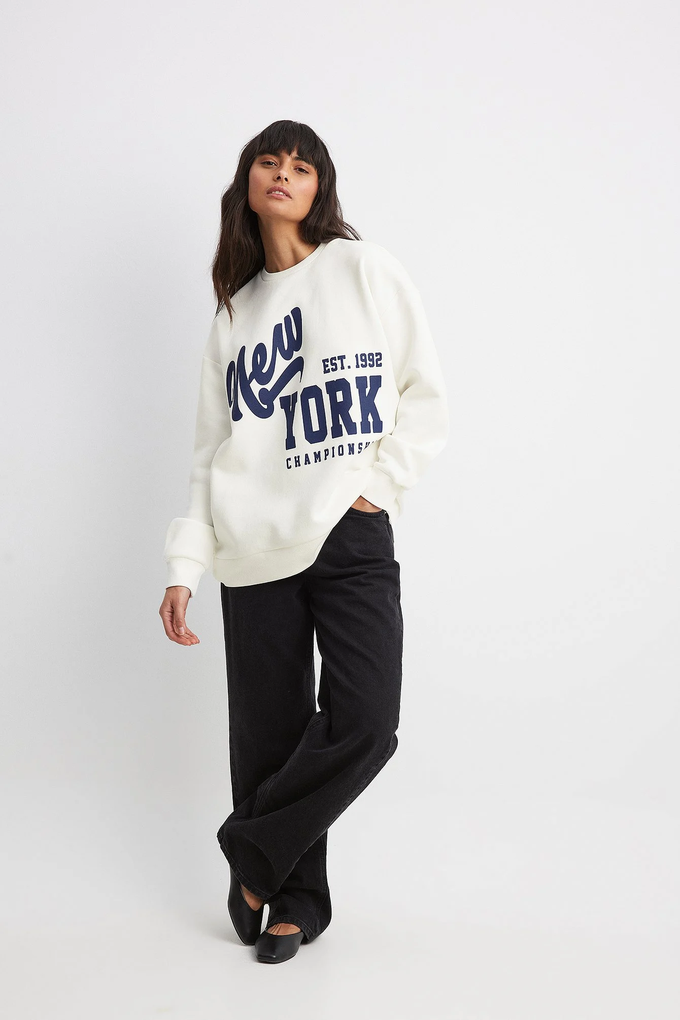 Pullover mit Stadt-Aufdruck