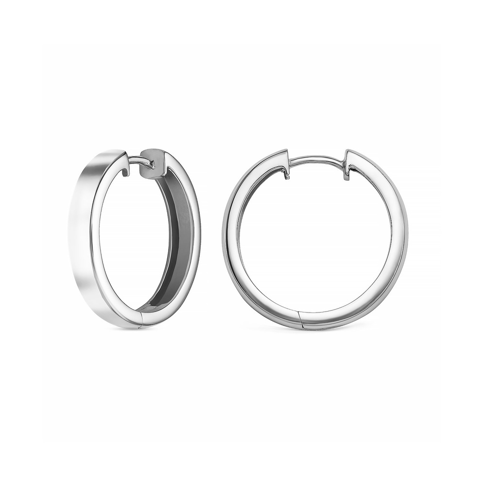 FAVS Créoles 925 Argent Boucles d'oreilles