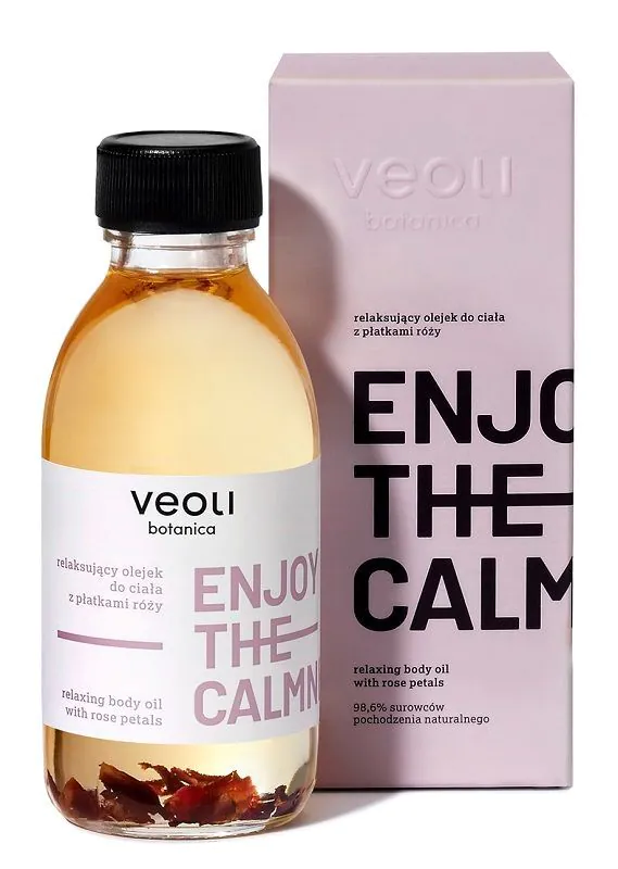Veoli Botanica Χαλαρωτικό Λάδι Σώματος Enjoy The Calmness με Ροδοπέταλα