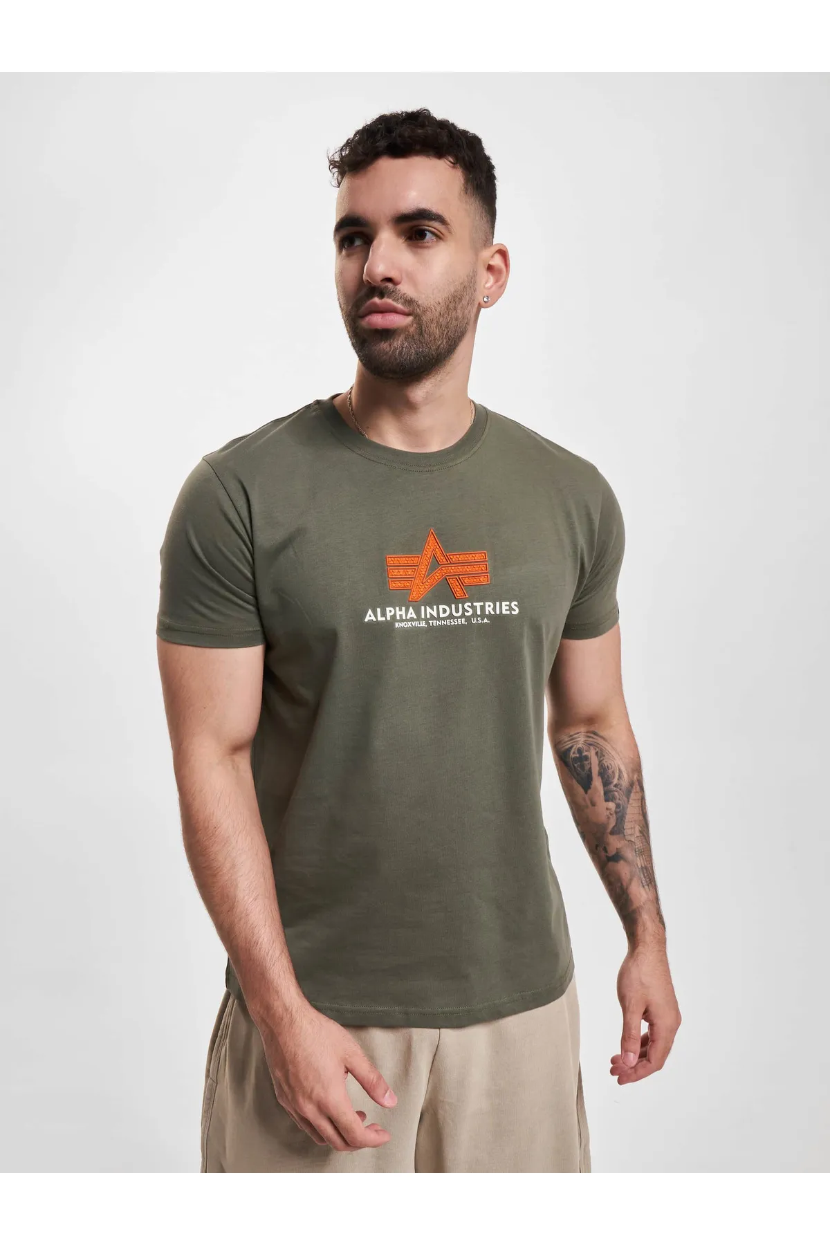 Alpha Industries  Herren Alpha Industries Basic Gummi T-Shirt