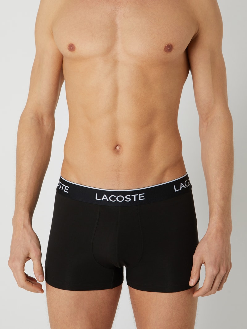 Trunks mit Label-Details im 3er-Pack in weiß