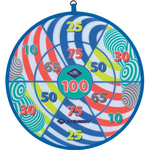 DARTBOARD SCHILDKRÖT SOFT DART SET INKL. 2X3 KLETTBÄLLE