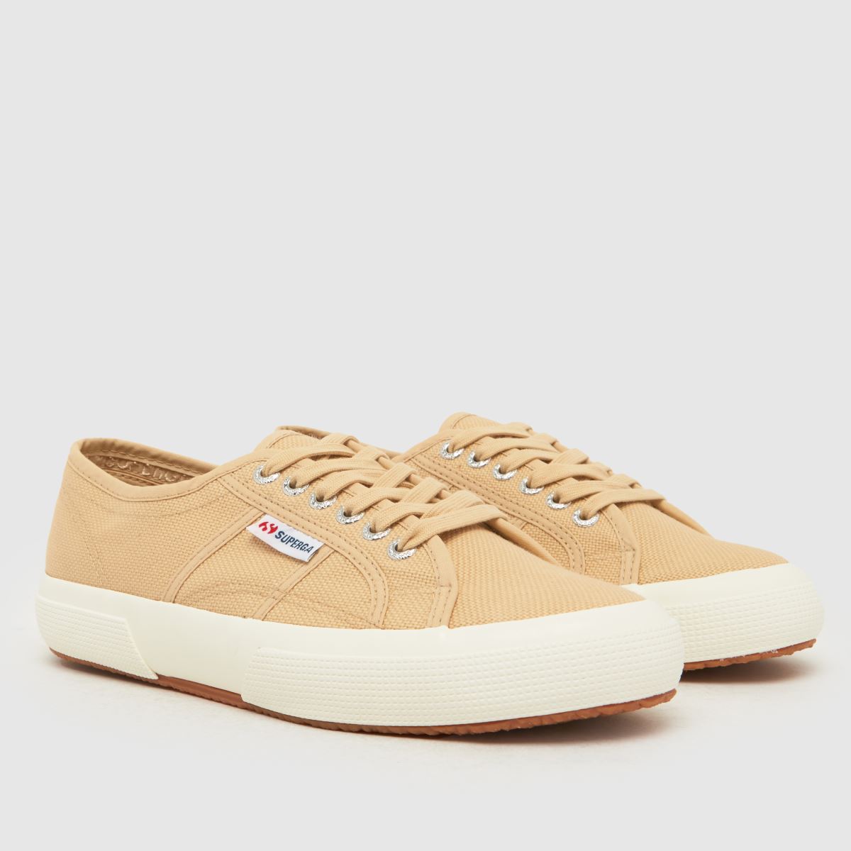 Superga 2750 cotu classic sportcipő bézs színben
