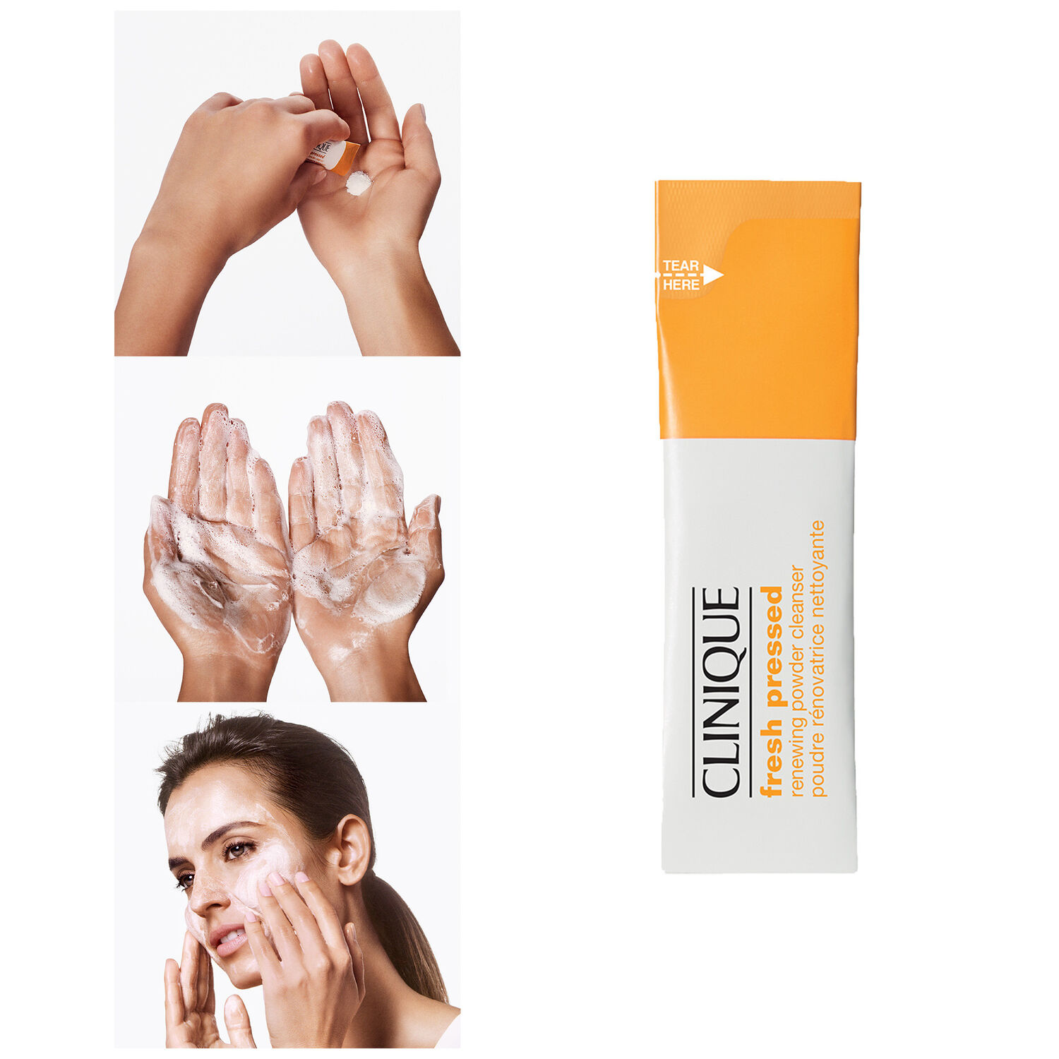 Clinique Fresh Pressed Poudre Rénovatrice Nettoyante Vitamine C