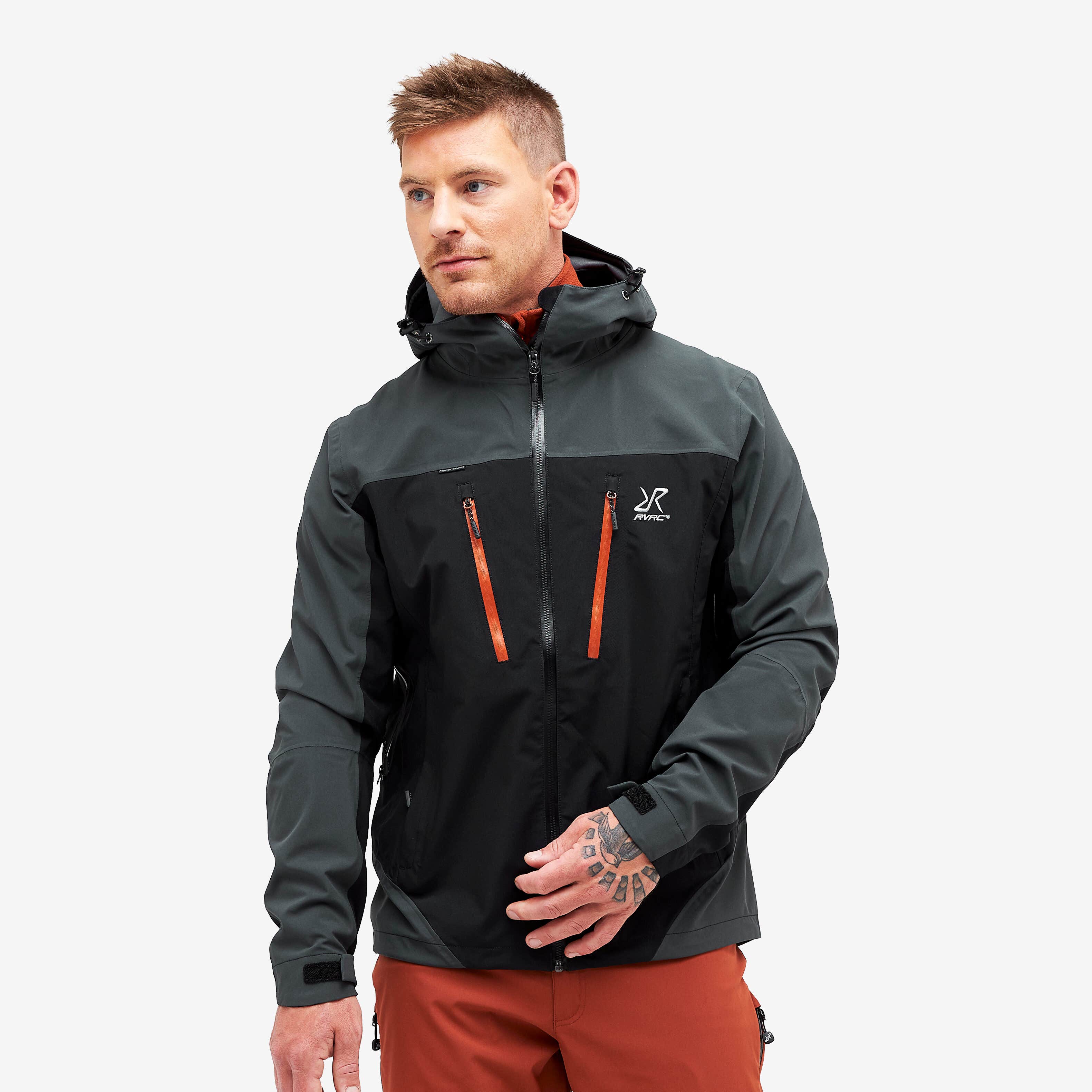 Silence Proshell Jacket Homme Black/Rusty 2.0