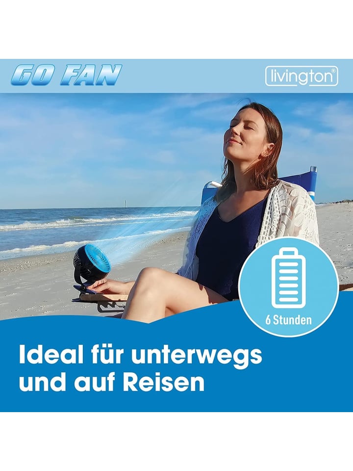 Livington Ventilator Go Fan in Ohne Farben günstig kaufen onesize