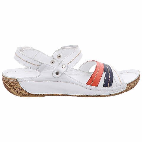 GEMINI Keilsandalen weiss