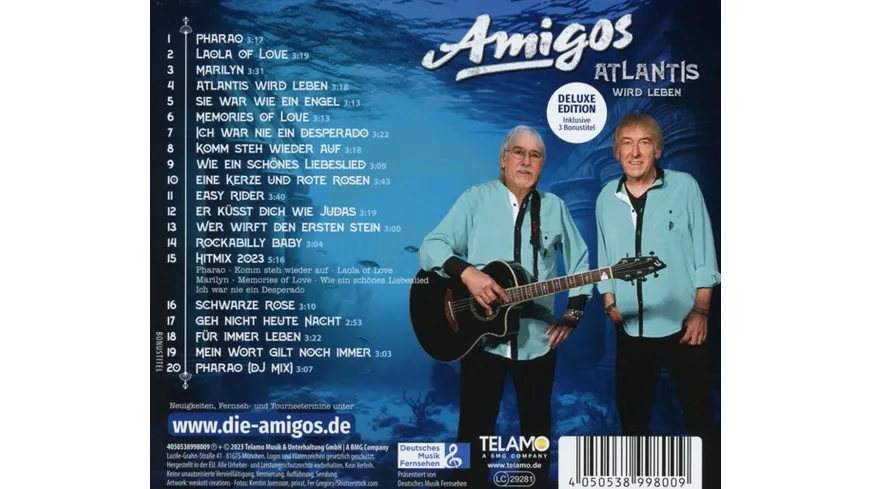 Atlantis wird leben-Live(Deluxe Edition) Deluxe Edition