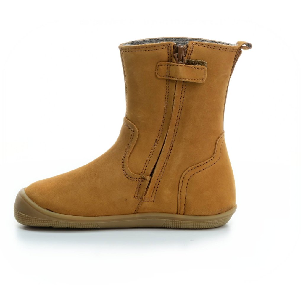 Koel4kids Eleanor TEX Wool Cognac 07T020.207-550 mit Wolle gefütterte Barfußhalbstiefel