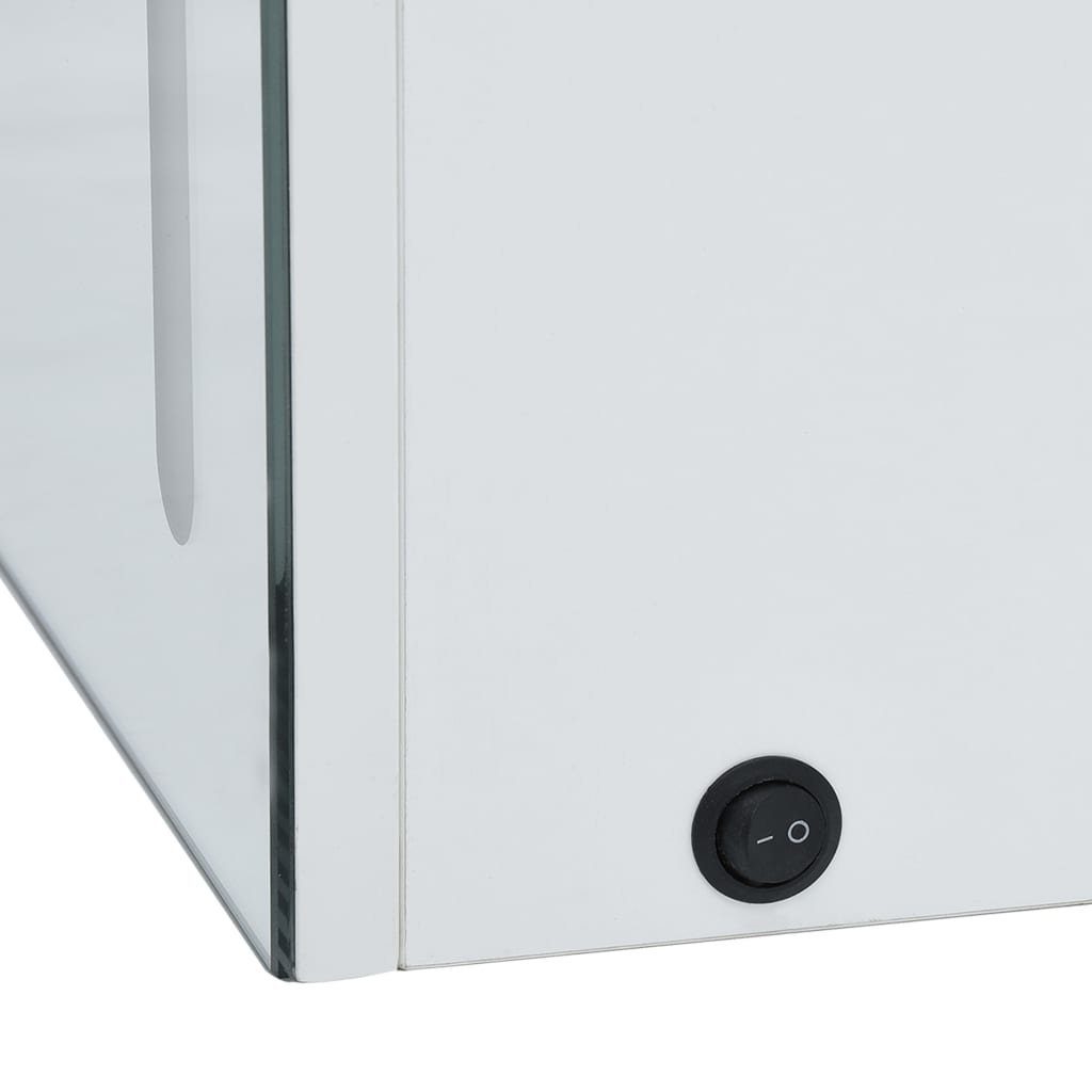 vidaXL Badezimmerspiegelschrank LED-Spiegelschrank 50x13x70 cm