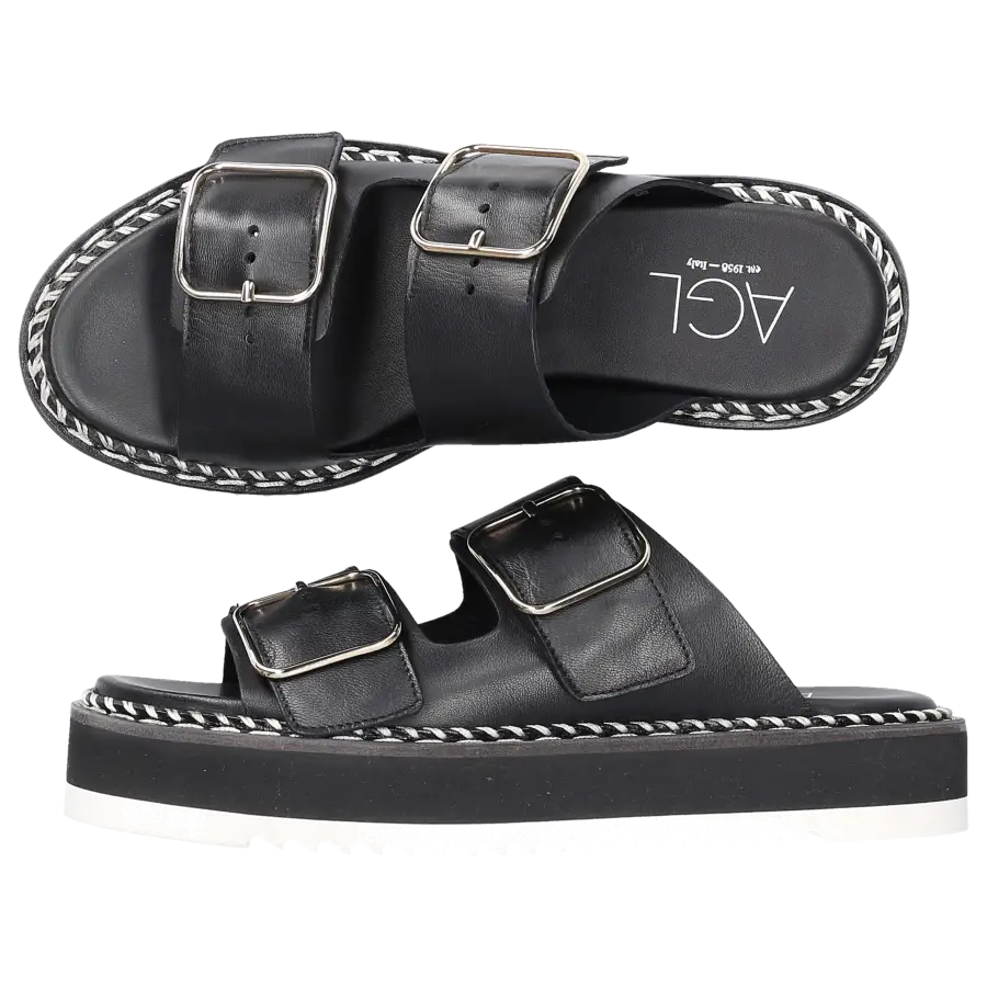 AGL Attilio Giusti Leombruni - Sandalen SORAYA Kalbsleder - schwarz