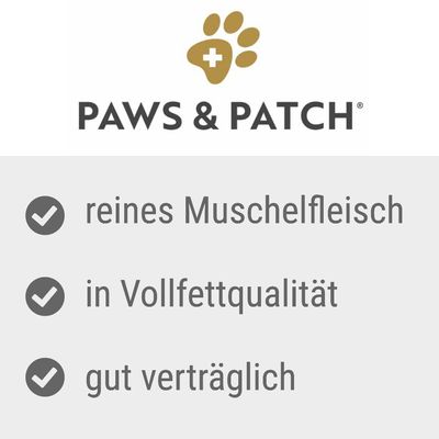 PAWS & PATCH Grünlippmuschelpulver