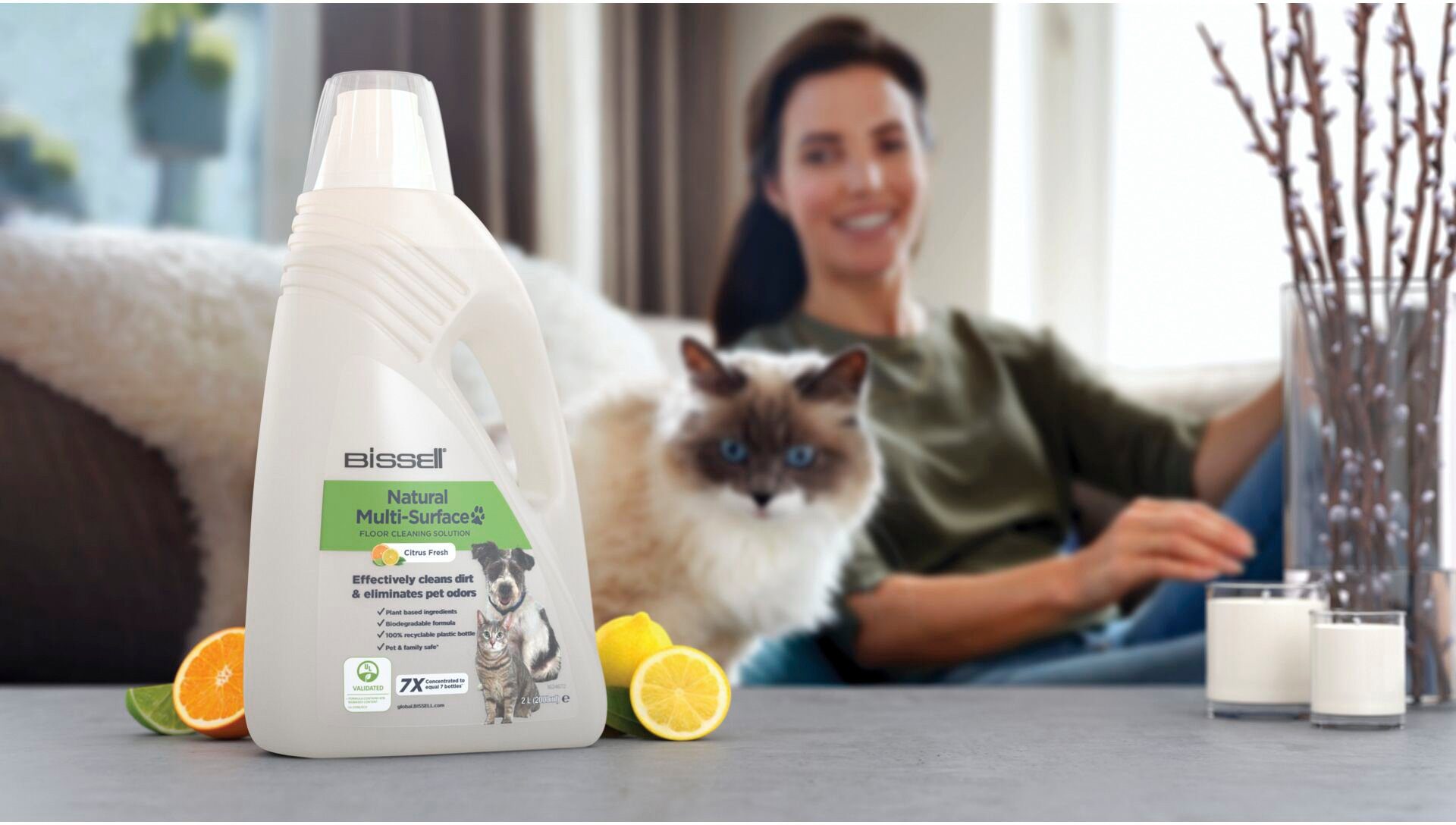Bissell Natural Multi Surface 2L PET Flüssigreiniger