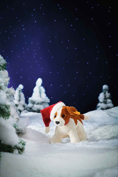 Cosy Christmas Snuffy Hund, 27 cm, mehrfarbig