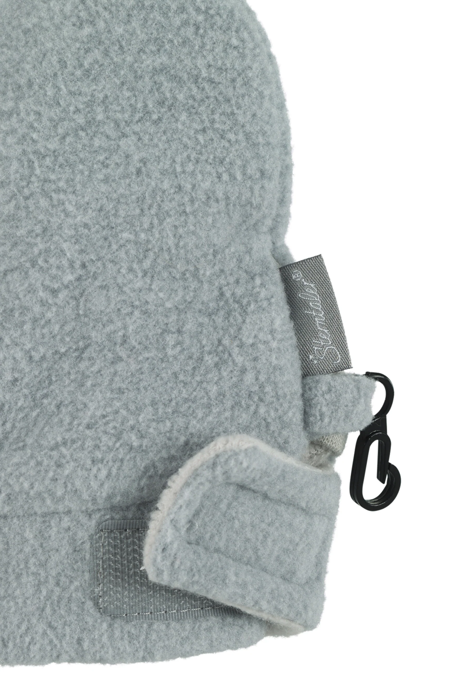 Fäustlinge mit Daumen, Microfleece melange (recycelt)