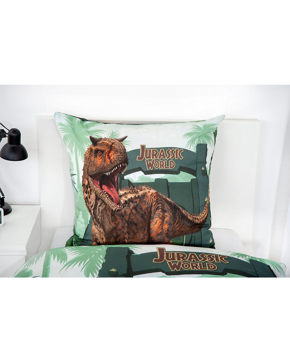 Kinderbettwäsche Jurassic World Camp Cretaceous, Renforcé, 135 x 200 + 80 x 80 cm
