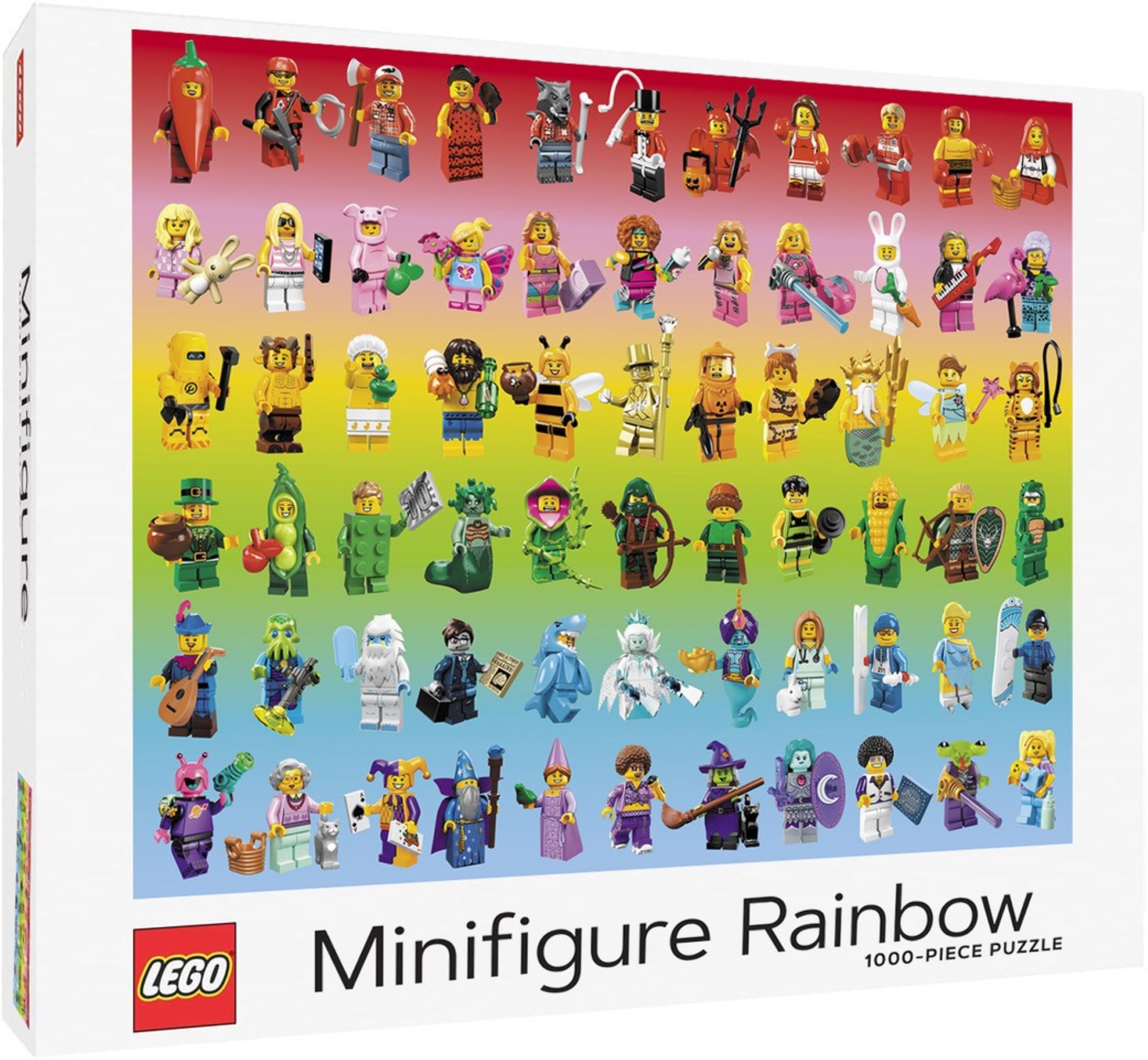 Minifigure Rainbow 1,000-Piece Puzzle 5007643