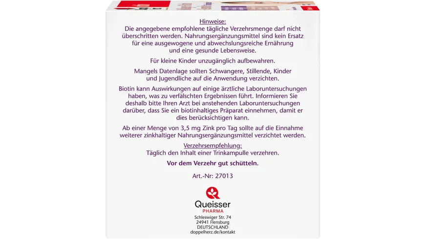 Doppelherz Kollagen + Biotin + Ceramide