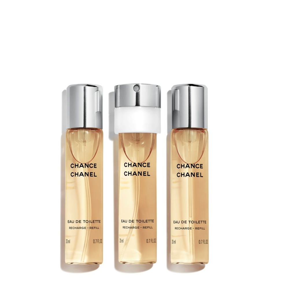 CHANEL CHANCE  EAU DE TOILETTE TWIST AND SPRAY EAU DE TOILETTE RECHARGE