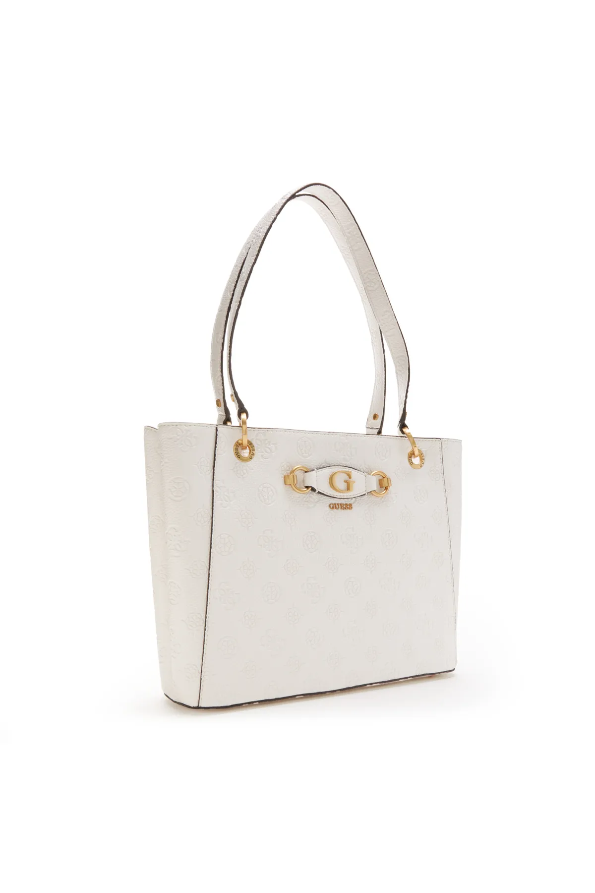 Guess  Izzy Damen Schultertasche Weiß Hwpd92-9250-stl