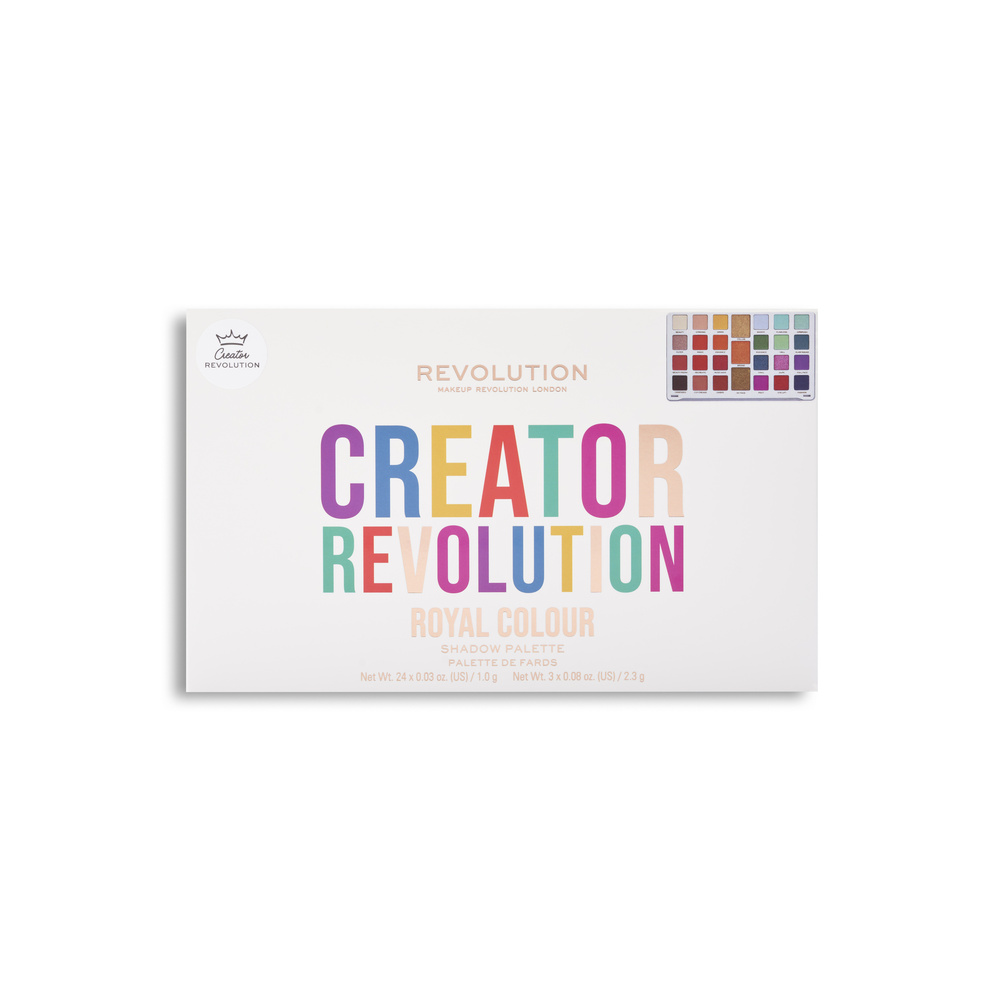 Revolution Revolution Creator Limitless Eyeshadow Palette Royal Colour Fard à paupières
