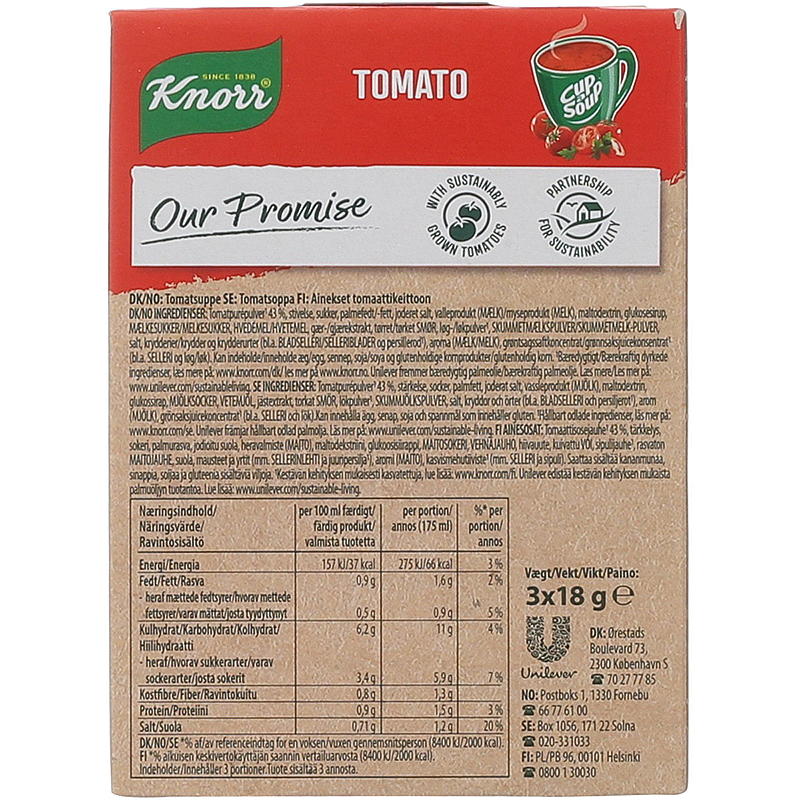 Knorr Cup of soup 3-pk Tomat Knorr