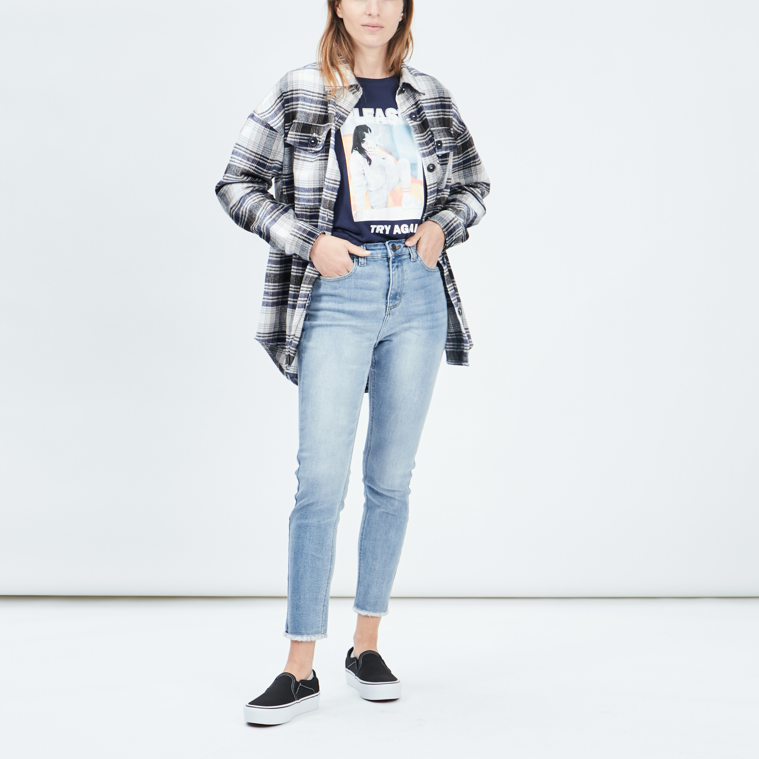 Jeans skinny Liberto denim double stone femme | La Halle