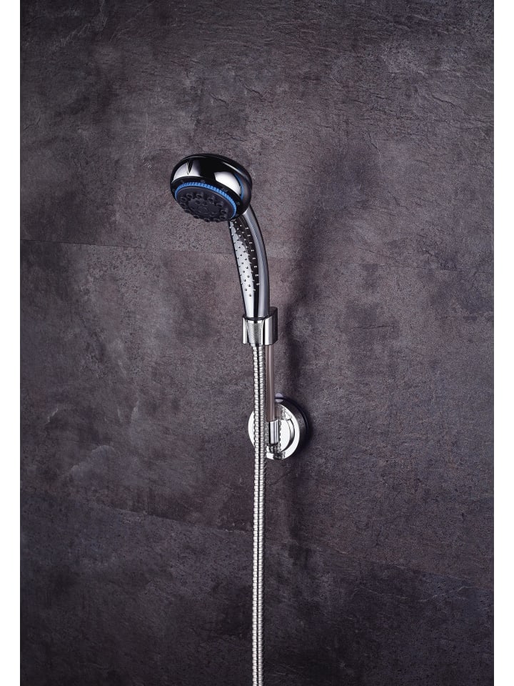 RIDDER Brausekopfhalter VacuumCap Isa, flexibel chromfarben ca. 65 x 65 x 165 mm günstig kaufen onesize