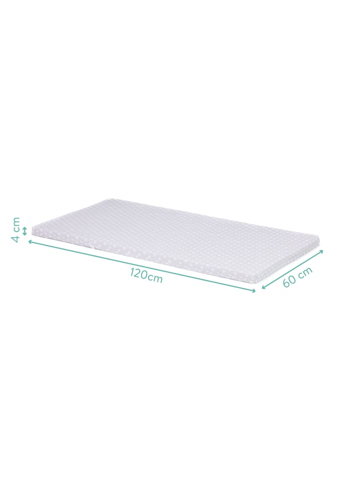 fillikid Reisebettmatratze Exklusiv 120 x 60 cm in Cube Grey günstig kaufen 60x120 cm