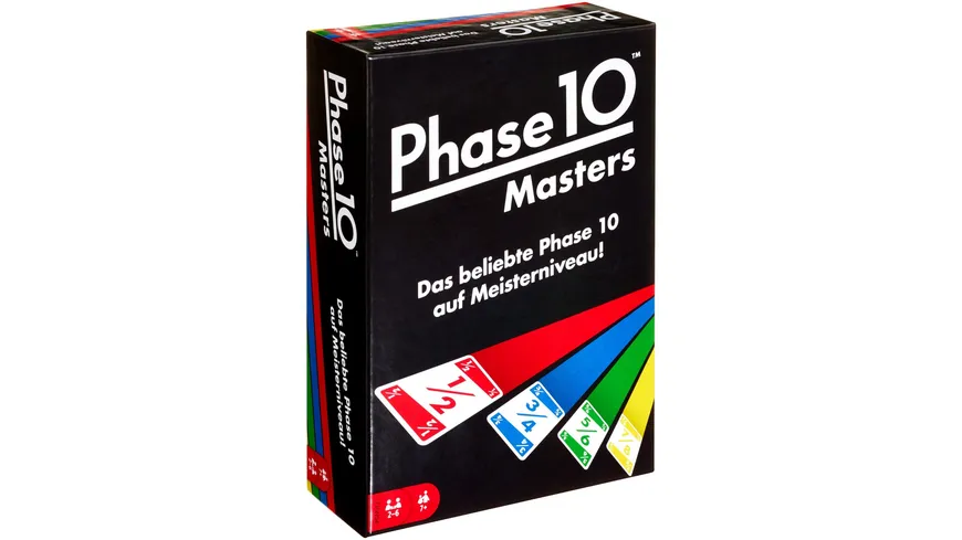 Mattel Games Phase 10 Masters, Kartenspiel, Gesellschaftsspiel, Familienspiel