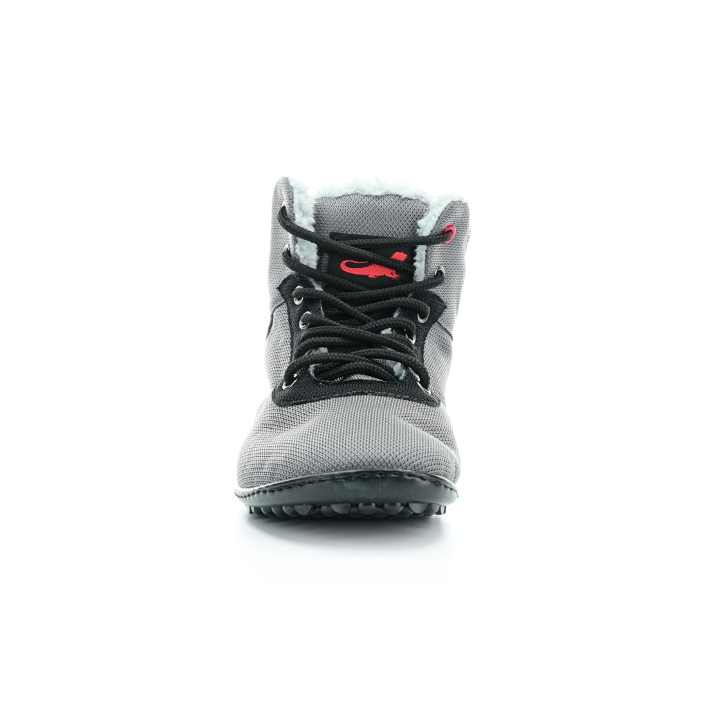 Leguano Kosmo Anthrazit Winterbarfußschuhe