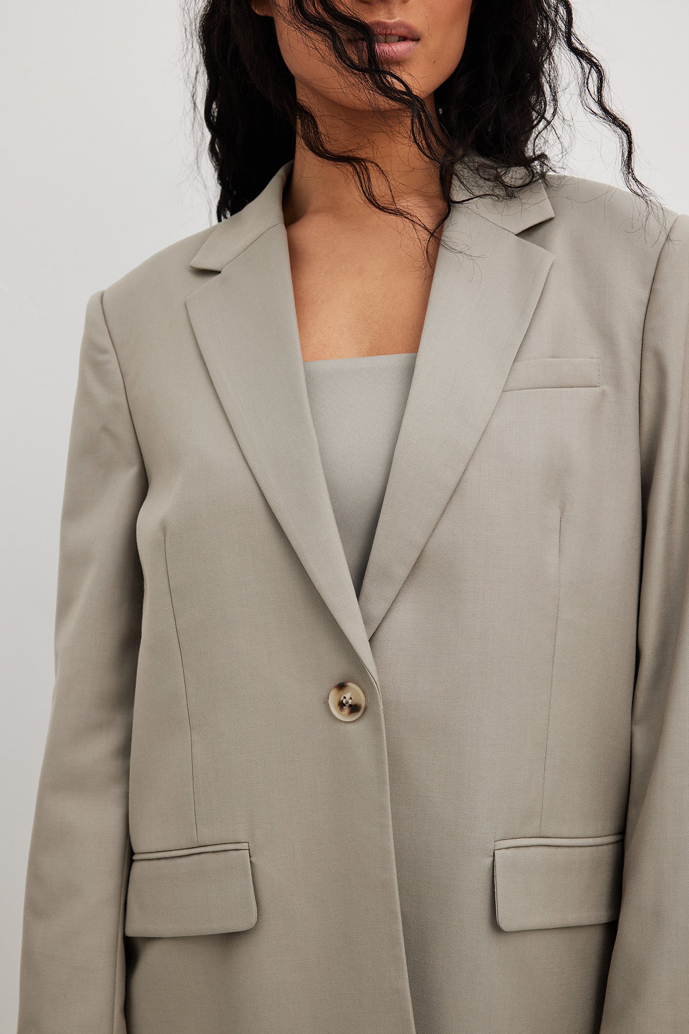 Oversize-Blazer mit taillierter Passform