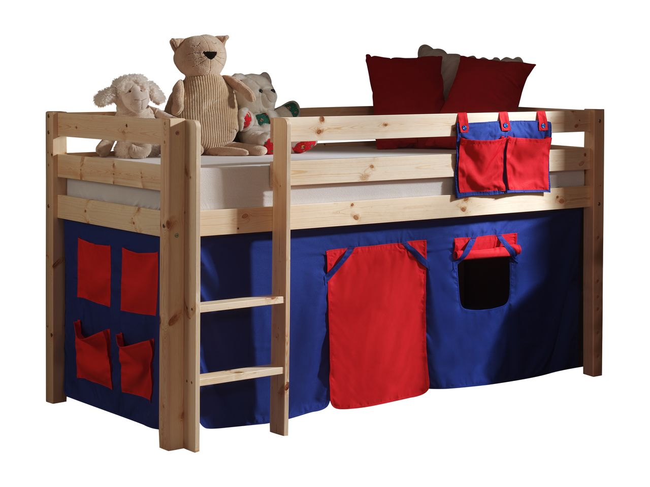 VIPACK Spielbett Pino mit Textilset 