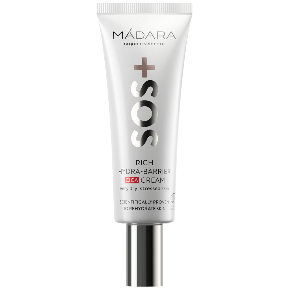 Madara Sos Rich Hydra-Barrier Cica Cream Crème Hydratante + Hydra-Barrier Cica