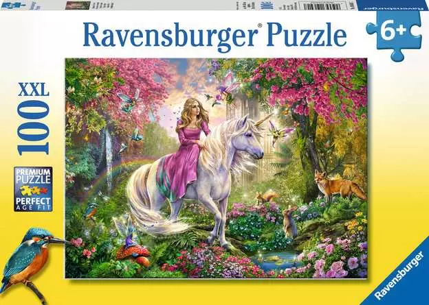 Kinderpuzzle ab 6 Jahren - Magischer Ausritt - 100 Teile
