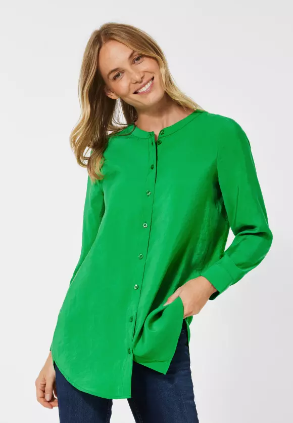 CECIL Longbluse in Unifarbe