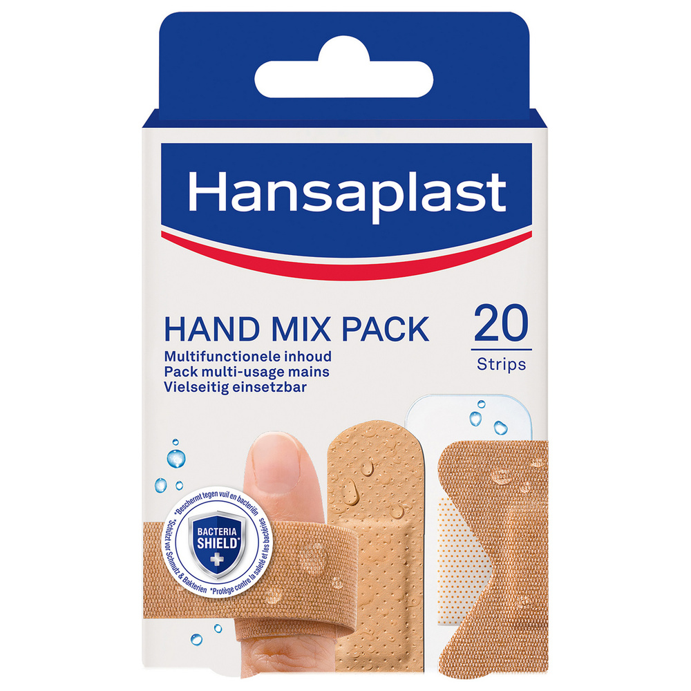 hansaplast Pansements Mix-Pack spécial mains Bandage, pansement, sparadrap