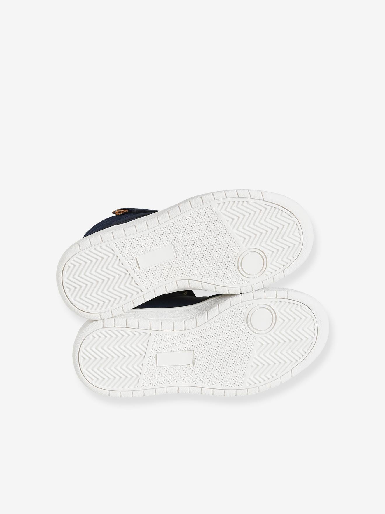 Vertbaudet Jungen High-Sneakers, Schnürung und Klett - marine