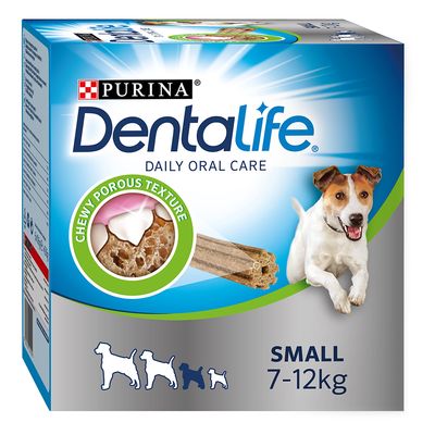 PURINA Dentalife Tägliche Zahnpflege-Snacks für kleine Hunde (7-12 kg)