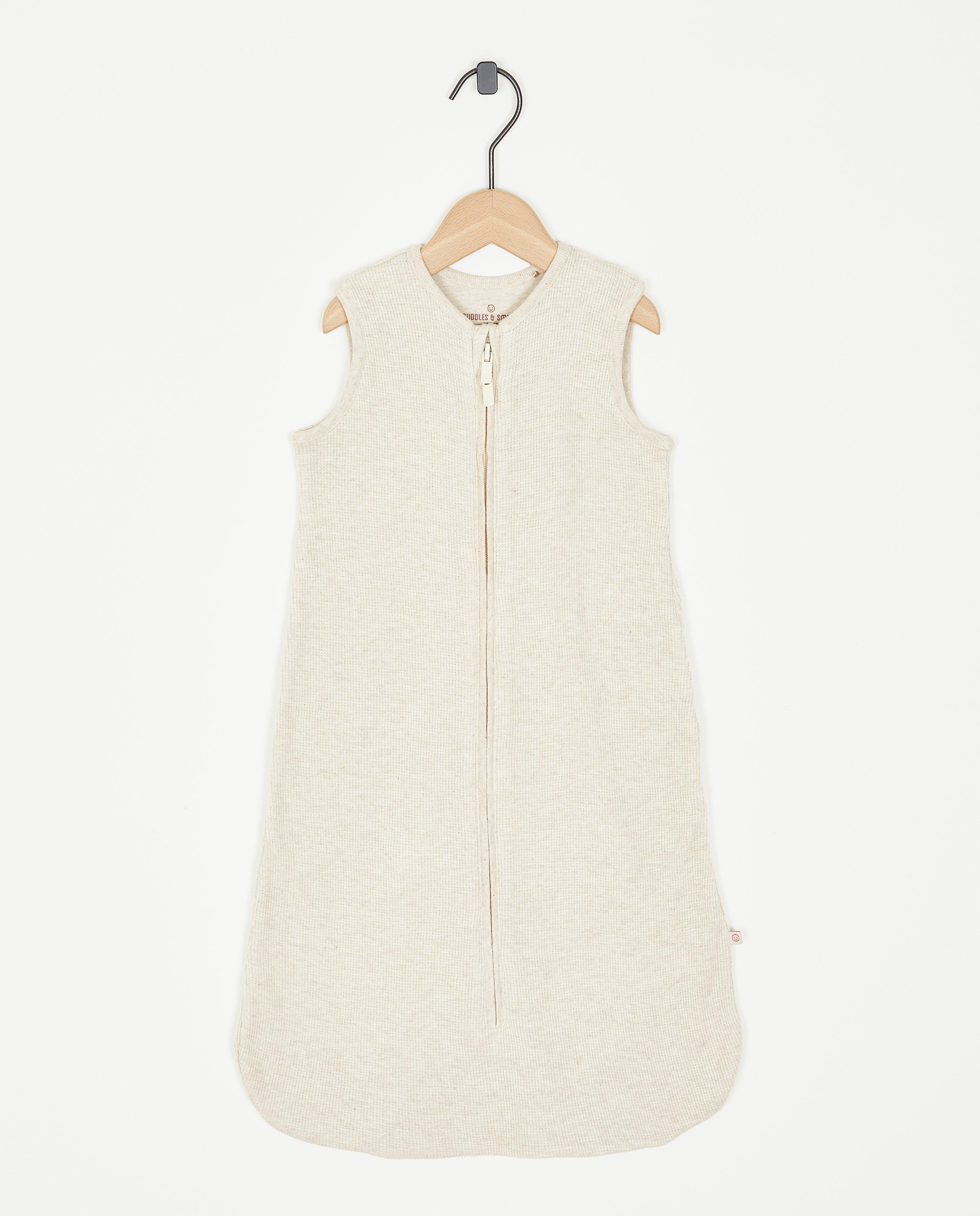 Sac de dormit Cuddles and Smiles cu model Waffle, TOG 0.506 bej deschis
